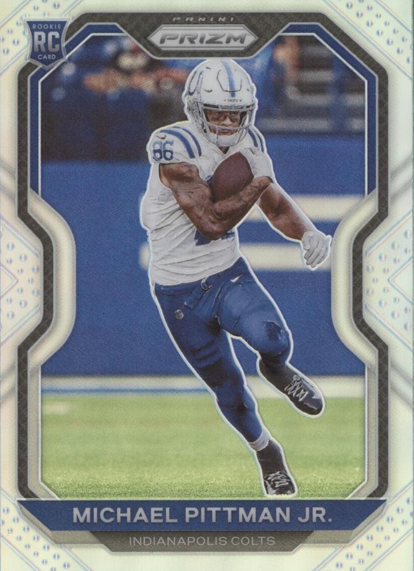 2020 Panini Prizm Football Silver Prizm Michael Pittman Jr. #333 PSA 9