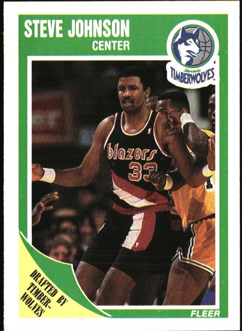 1989 Fleer Basketball Steve Johnson #92 PSA 10