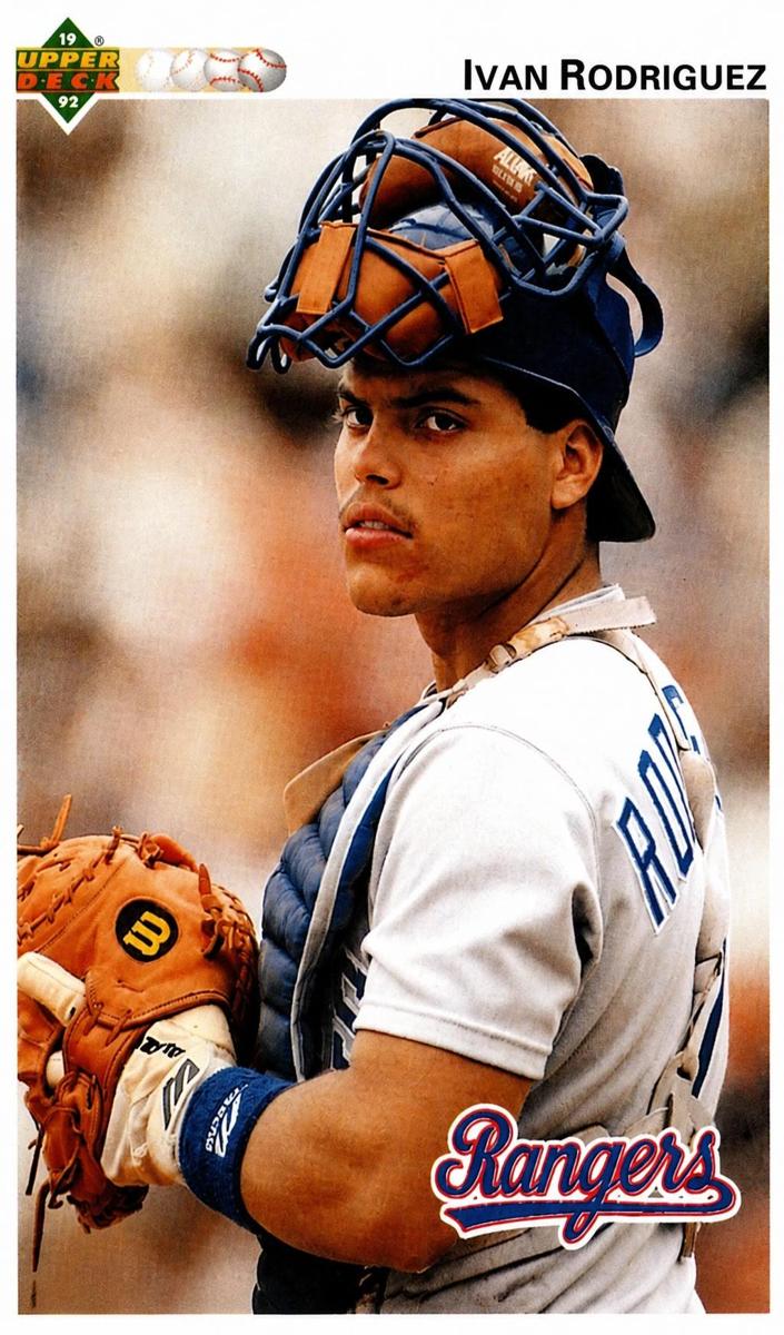1992 Upper Deck Baseball Gold Hologram Ivan Rodriguez #245
