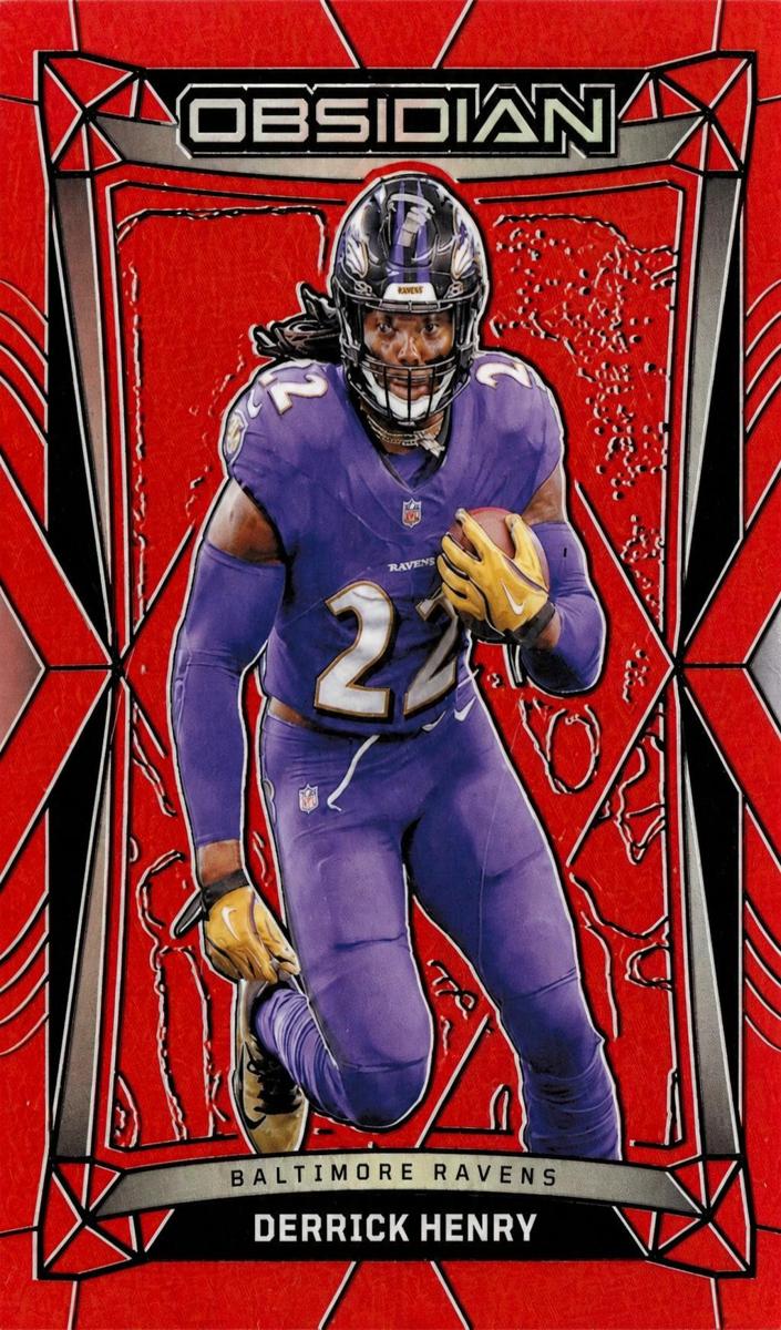 2024 Panini Obsidian Football Red Derrick Henry #15