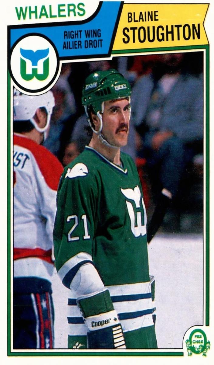 1983 O-Pee-Chee Hockey Blaine Stoughton #147 PSA 10