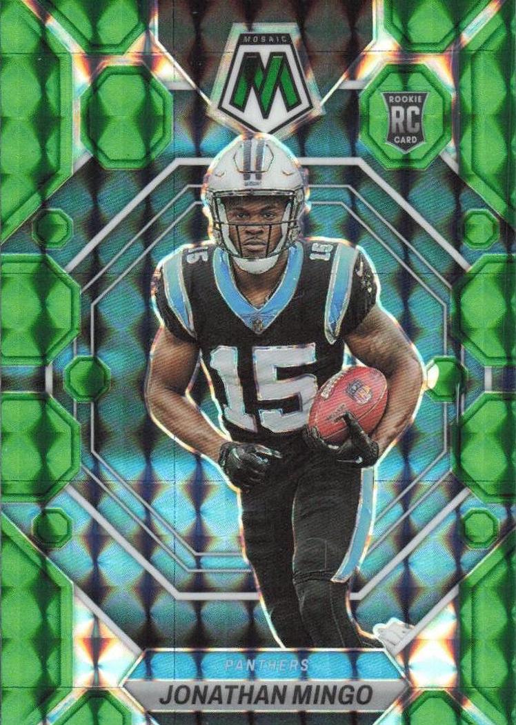 2023 Panini Mosaic Football Green Jonathan Mingo #336 PSA 7.5