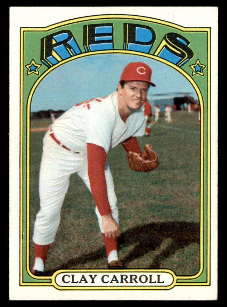 1972 Topps Baseball Clay Carroll #311