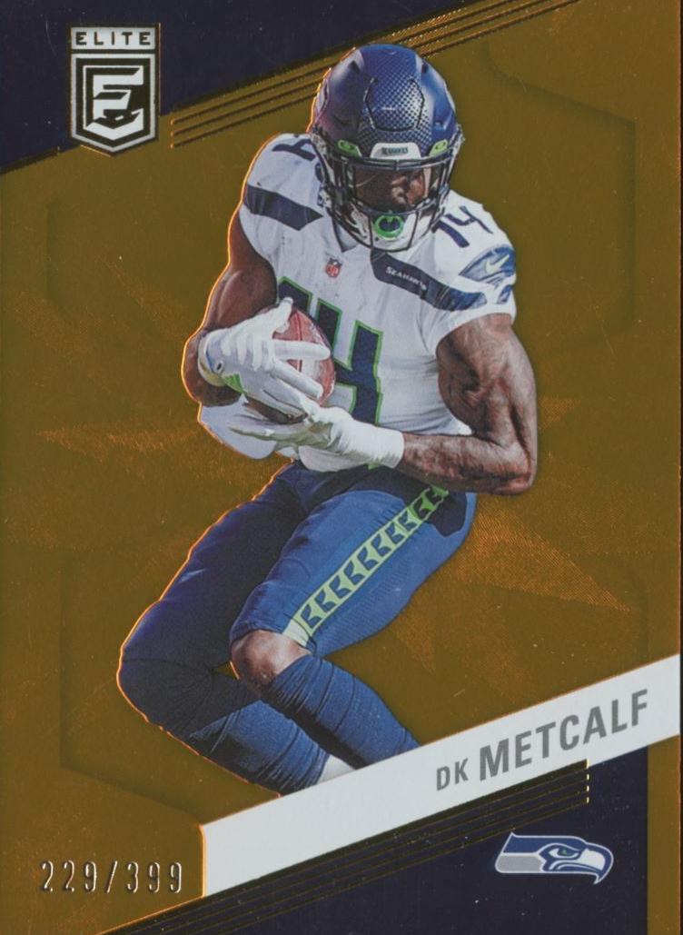 2023 Donruss Elite Football Orange DK Metcalf #19