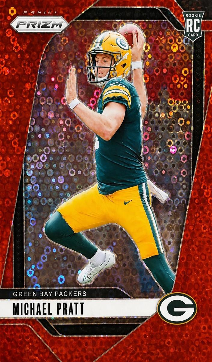 2024 Panini Prizm Football No Huddle Red Michael Pratt #379
