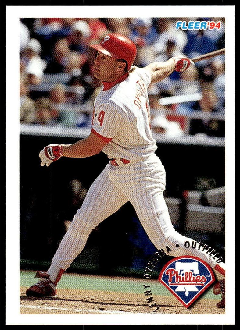 1994 Fleer Baseball Lenny Dykstra #587