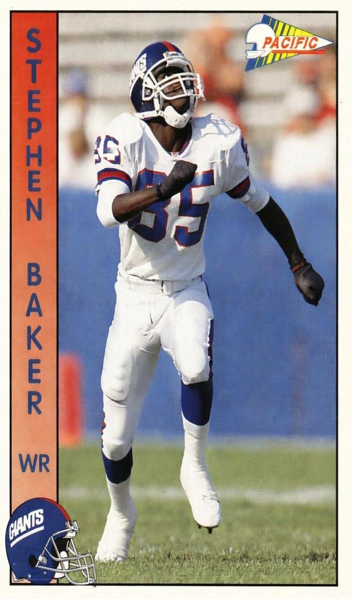 1992 Pacific Football Stephen Baker #216