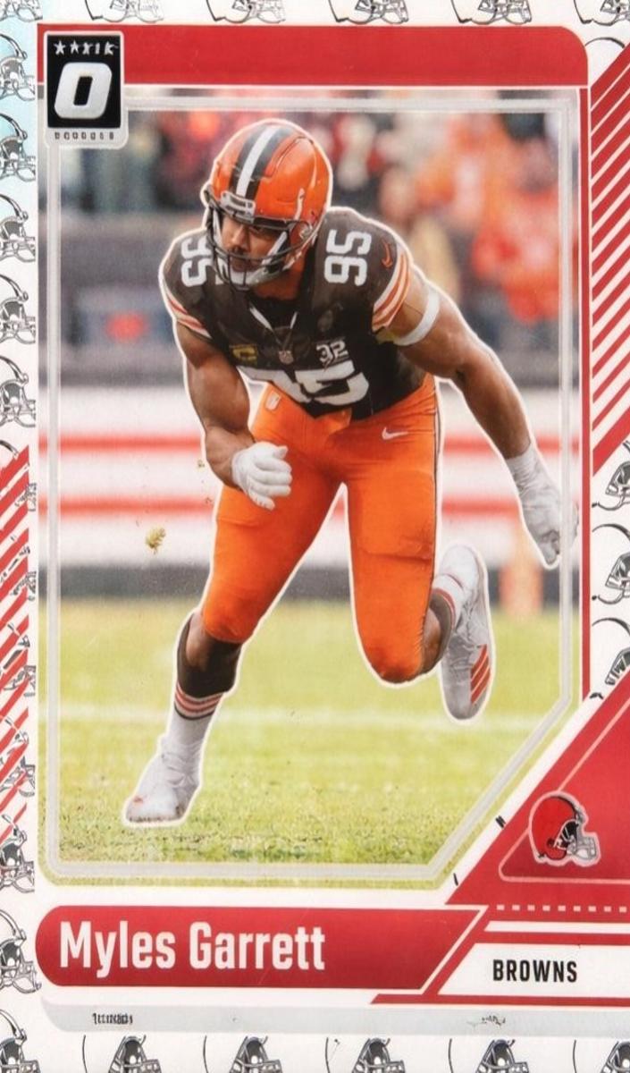 2024 Donruss Optic Football Team Logo Myles Garrett #49