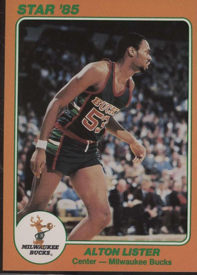 1985 Star Basketball Alton Lister #MB5 BGS 8.5