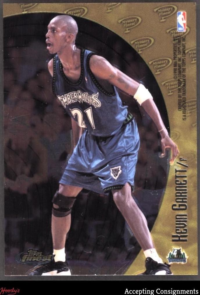 1998 Topps Finest Basketball Kevin Garnett #M10 PSA 10