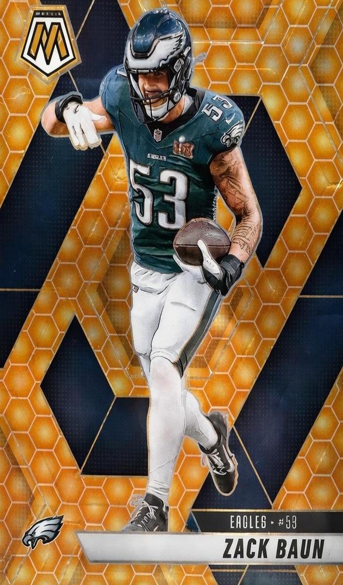 2025 Panini Mosaic Football Honeycomb Zack Baun #141