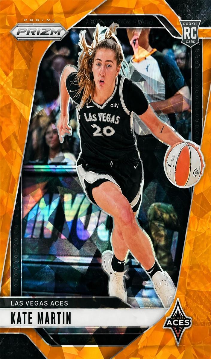 2024 Panini Prizm WNBA Basketball Orange Ice Kate Martin #126 PSA 9
