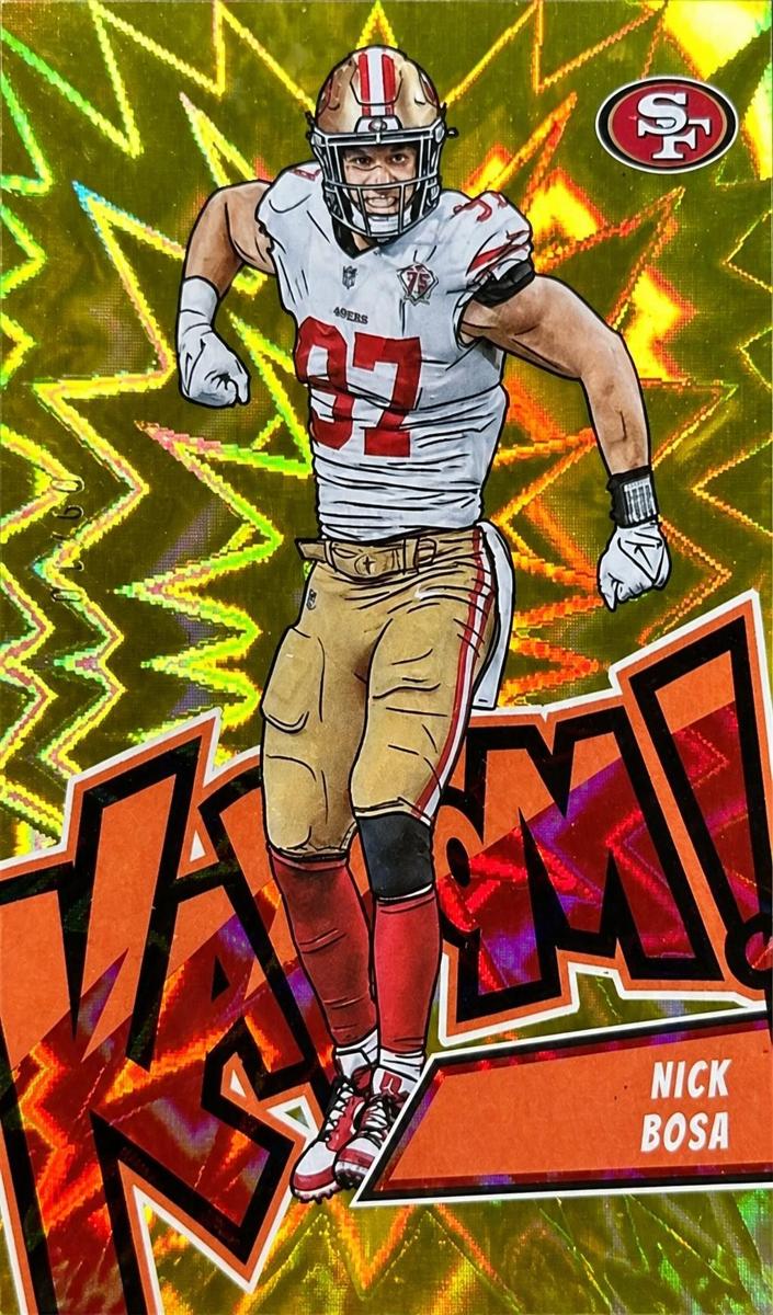 2023 Panini Absolute Football Gold Nick Bosa #K4
