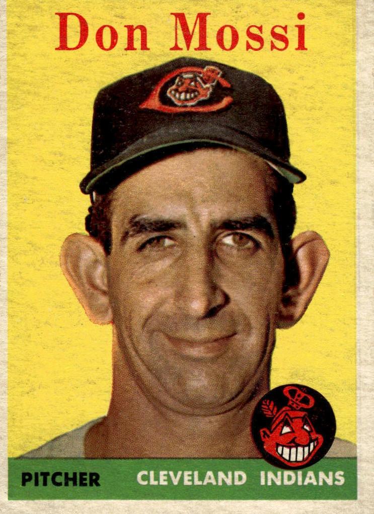 1958 Topps Baseball Don Mossi #35 PSA 6.5
