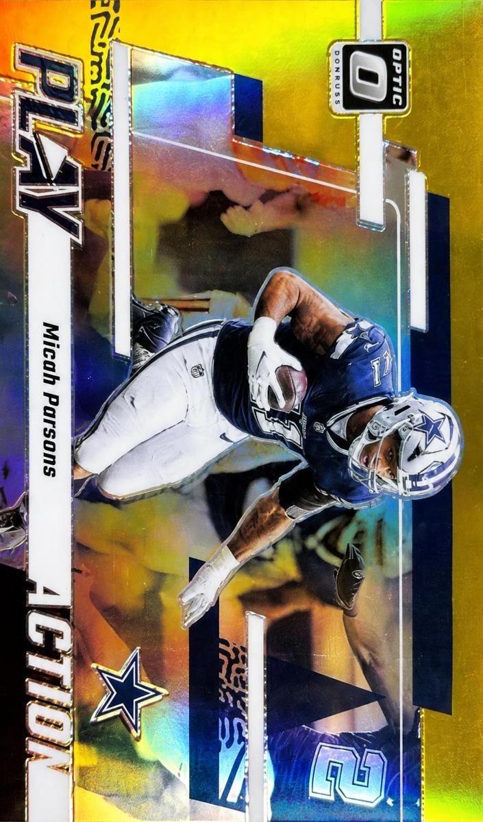 2023 Donruss Optic Football Gold Micah Parsons #6