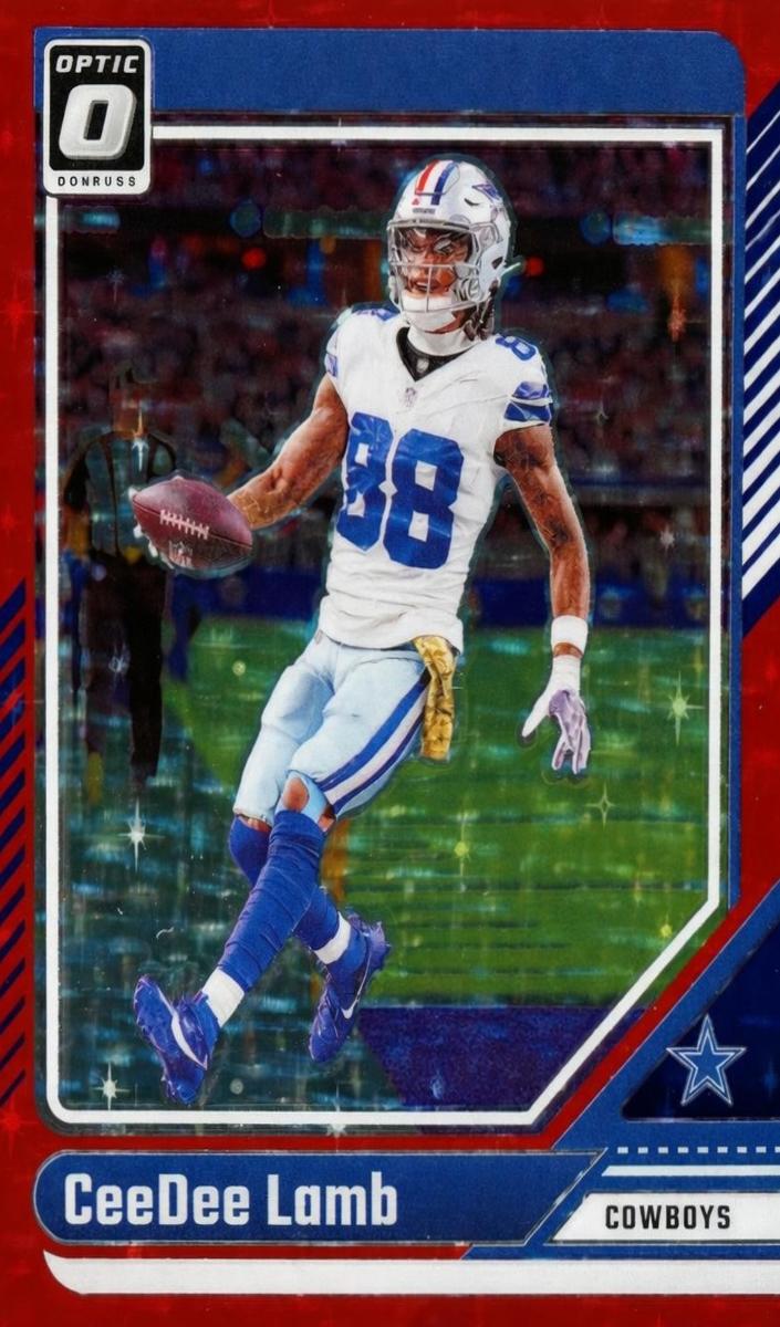 2024 Donruss Optic Football Red Stars CeeDee Lamb #53