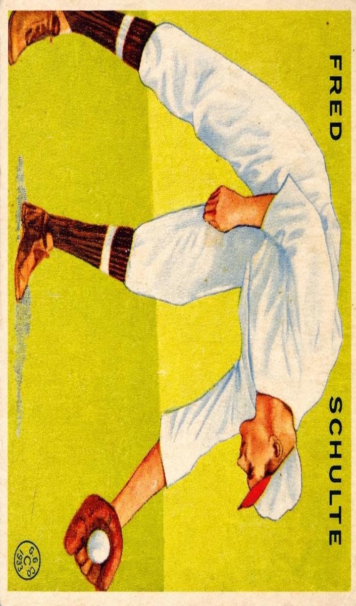1933 R319 Goudey Baseball Fred Schulte #112 PSA 5.5