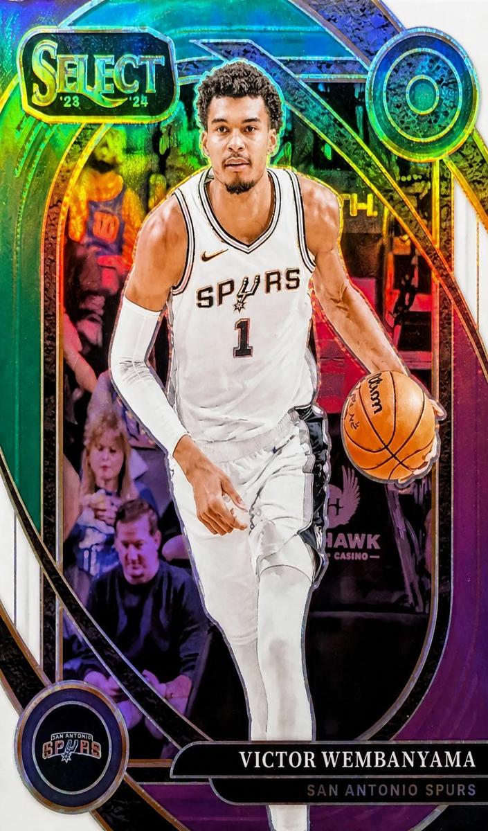 2024 Panini Select Basketball Green White Purple Victor Wembanyama #229
