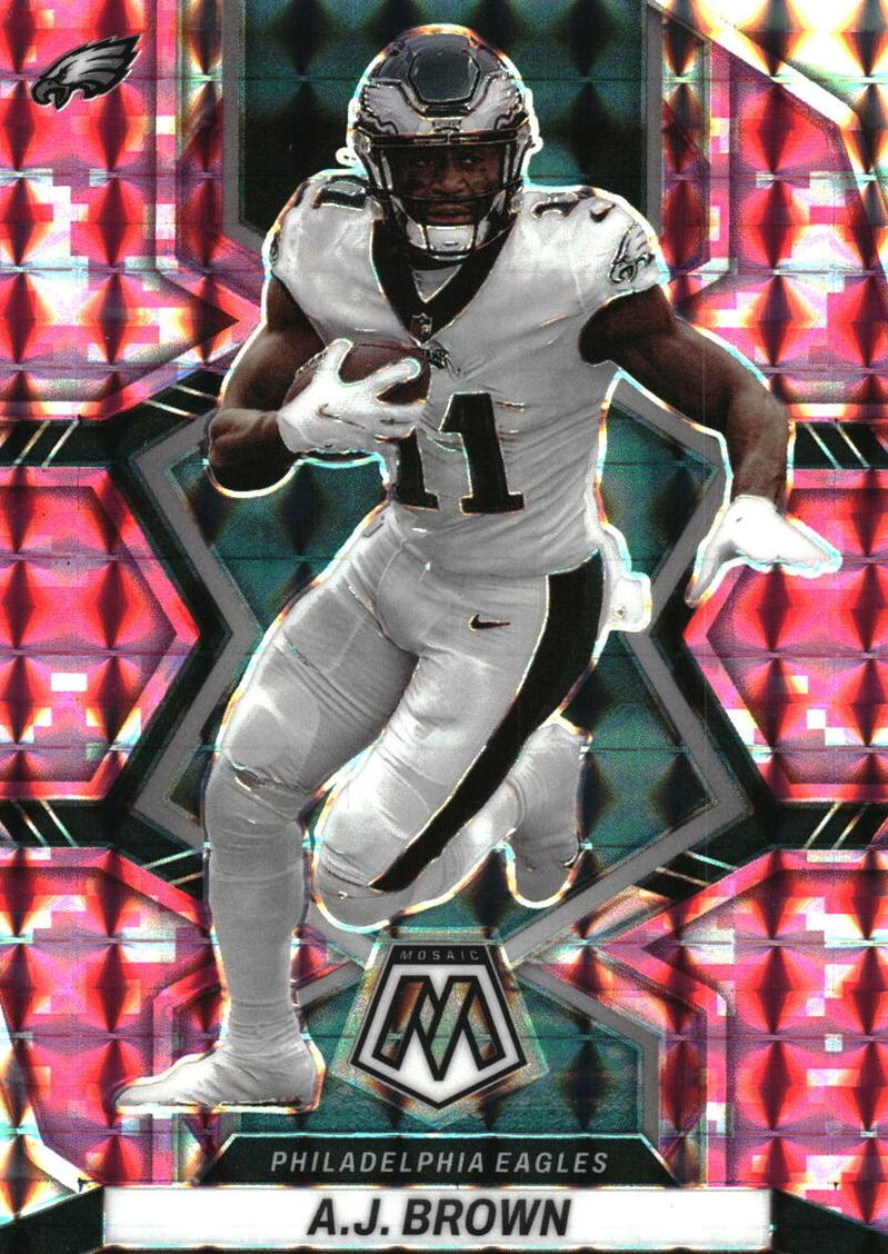 2022 Panini Mosaic Football Camo Pink A.J. Brown #191