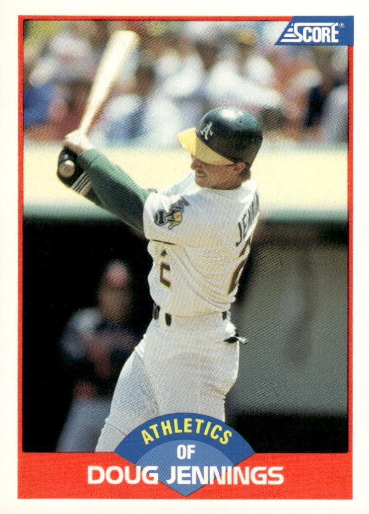 1989 Score Baseball Base Doug Jennings #459