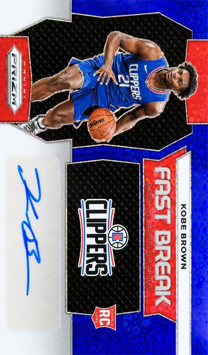 2023 Panini Prizm Basketball Blue Kobe Brown #FBR-KBE PSA 9