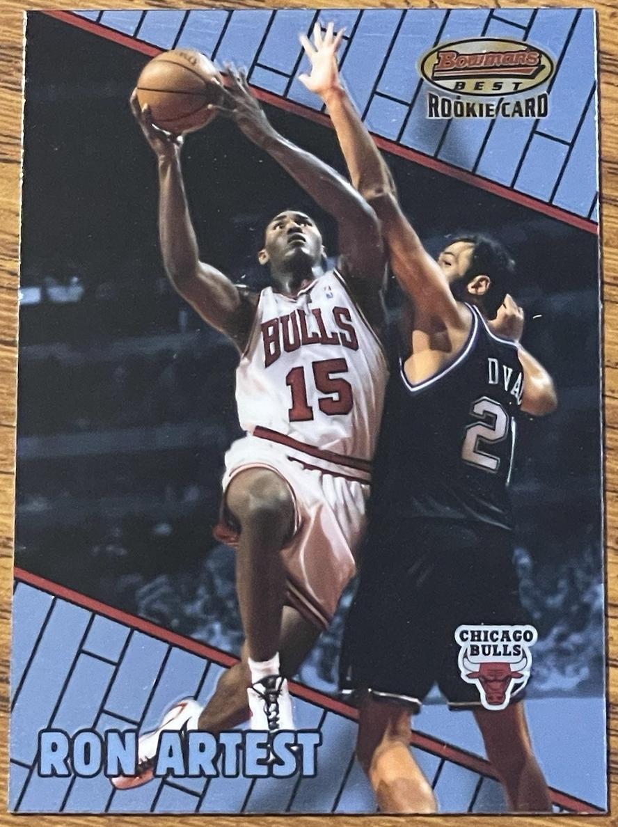 1999 Bowman's Best Basketball Ron Artest #116 PSA 10