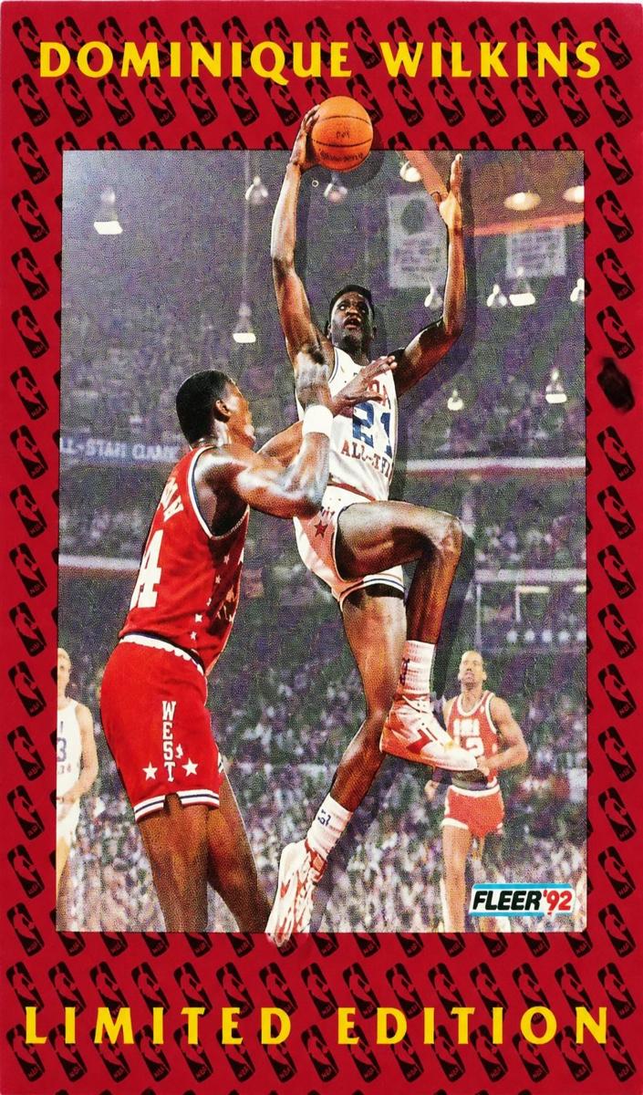 1991 Fleer Basketball Dominique Wilkins #7 PSA 10