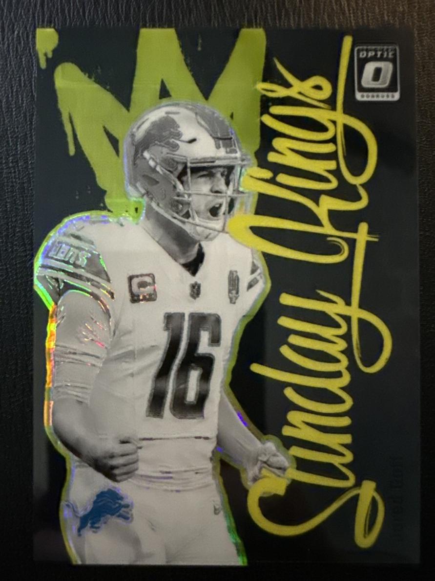 2024 Donruss Optic Football Black Pandora Jared Goff #23