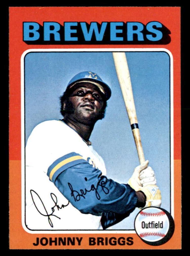 1975 Topps Mini Baseball Johnny Briggs #123 PSA 9