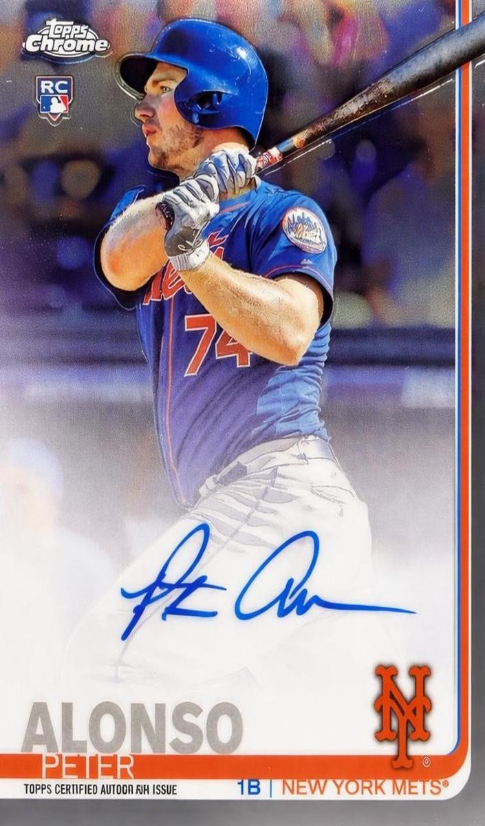 2019 Topps Chrome Baseball Pete Alonso #RA-PA PSA 9