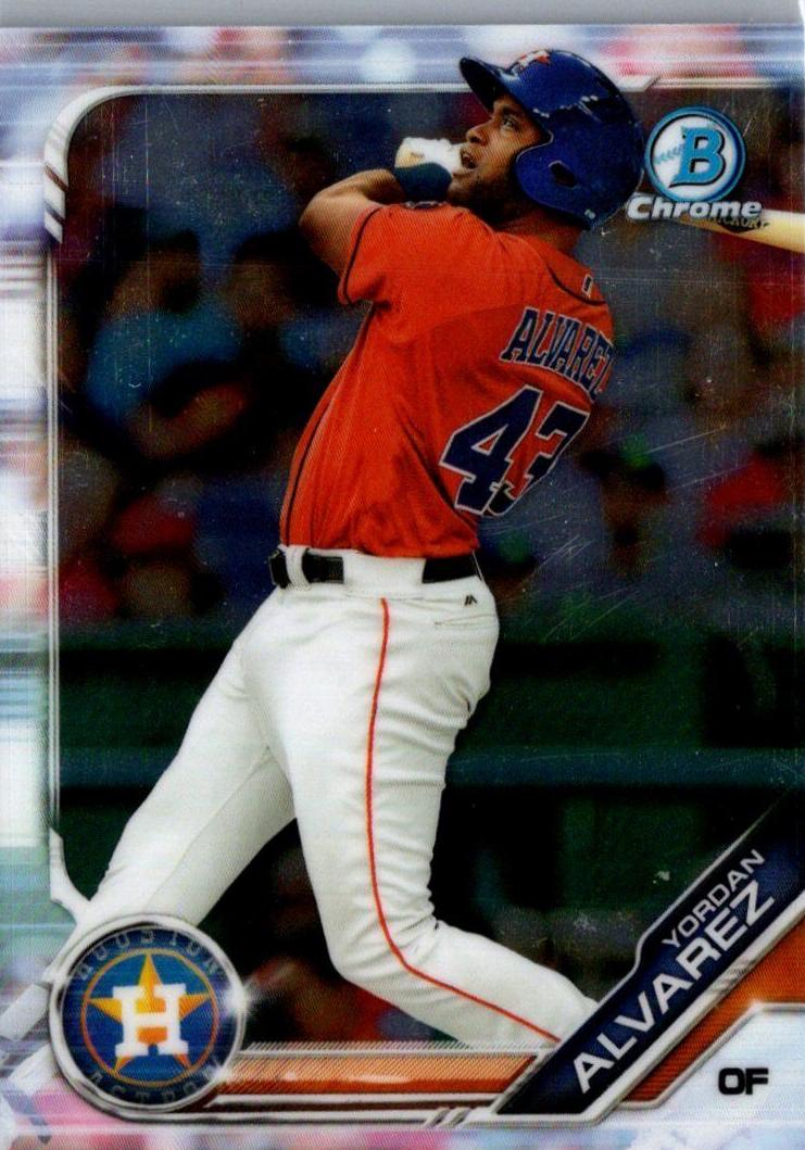 2019 Bowman Baseball Yordan Alvarez #BCP-123