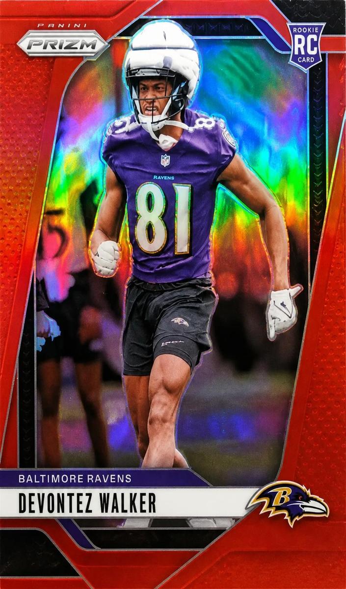 2024 Panini Prizm Football Red Devontez Walker #328