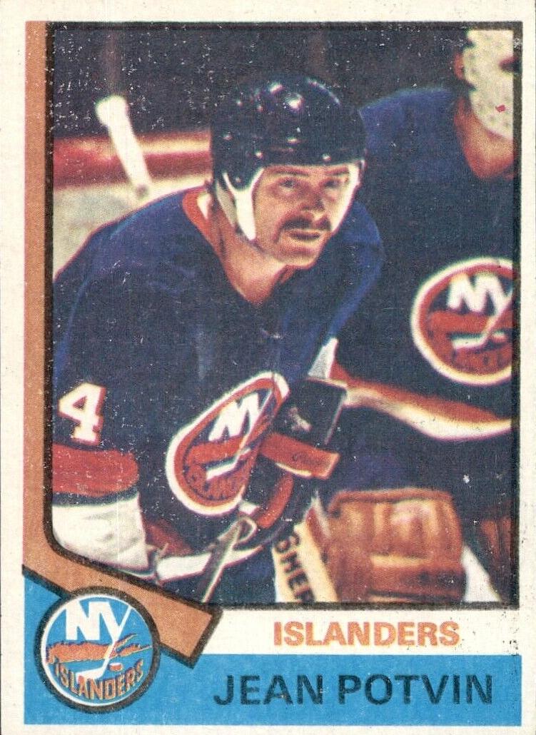 1974 Topps Hockey Jean Potvin #101 PSA 9