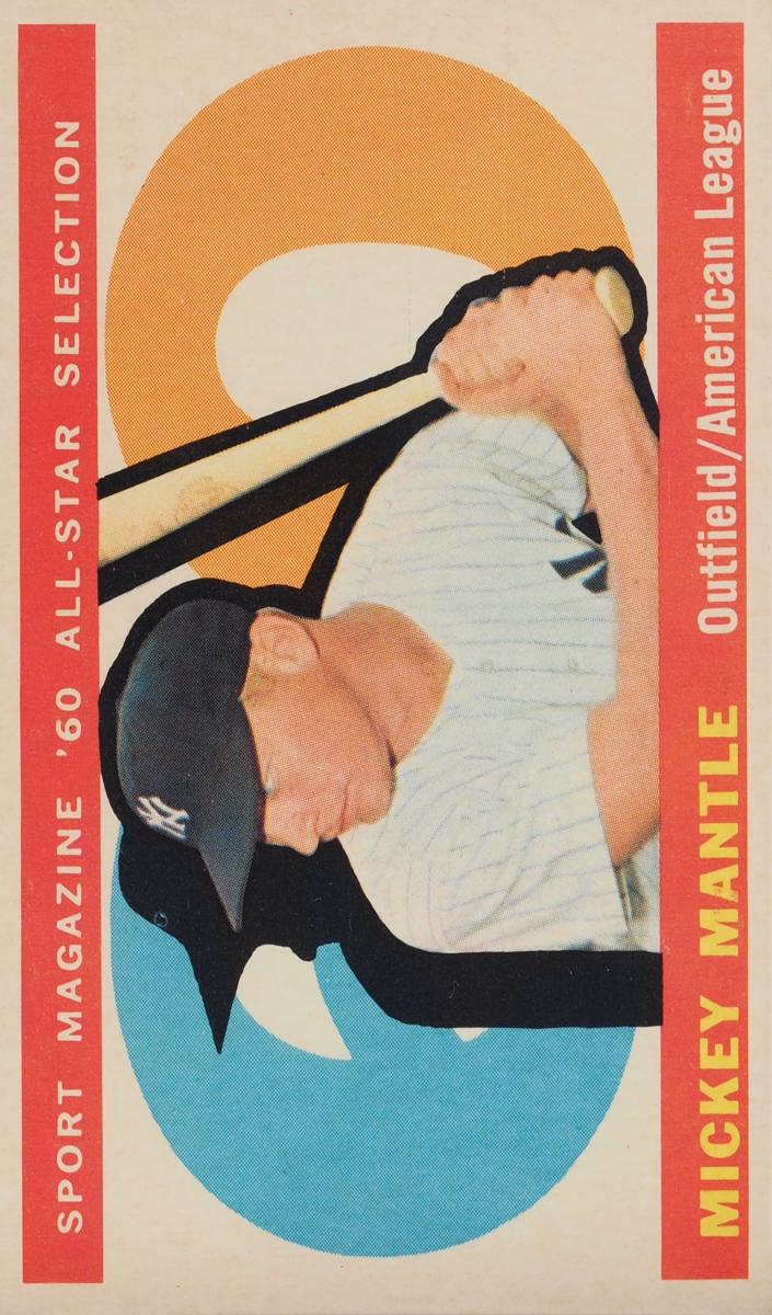 1960 Topps Baseball Mickey Mantle #563 PSA 7.5