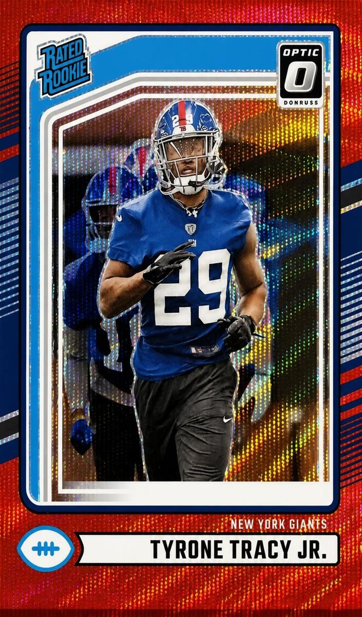 2024 Panini Donruss Football Red Wave Tyrone Tracy Jr. #364 PSA 10