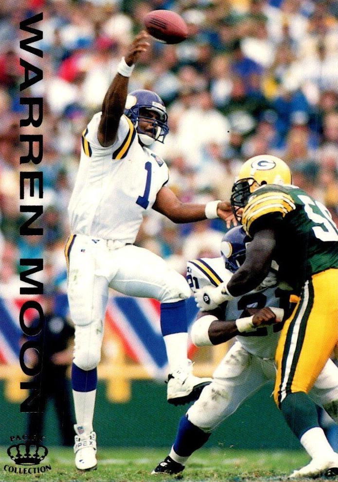 1995 Pacific Gridiron Football Warren Moon #96