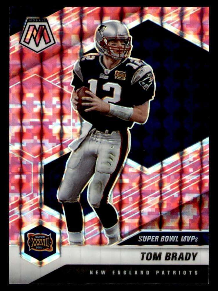 2021 Panini Mosaic Football Pink Camo Tom Brady #282 PSA 10