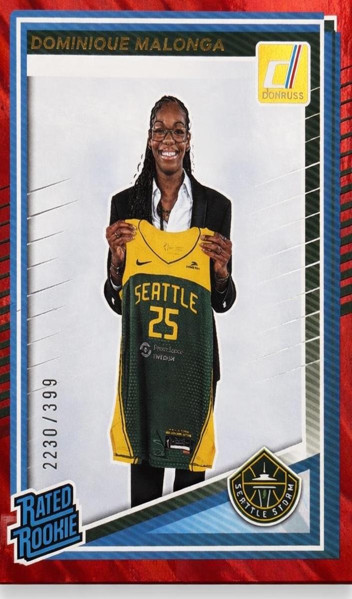 2025 Panini Donruss WNBA Basketball Red Lava Dominique Malonga #89