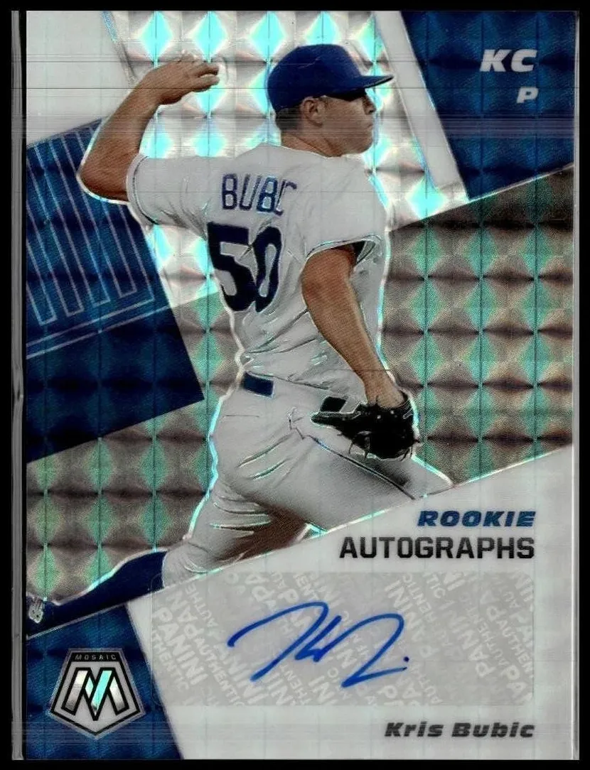 2021 Panini Mosaic Baseball Kris Bubic #RAM-KB SGC 9.5