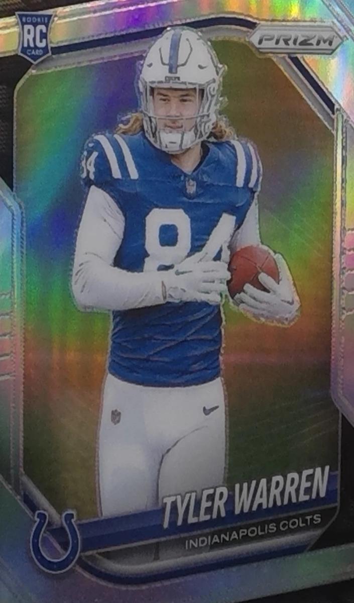 2025 Panini Prizm Football Silver Tyler Warren #339