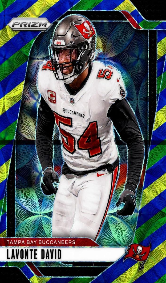 2024 Panini Prizm Football Choice Blue Yellow and Green Lavonte David #272
