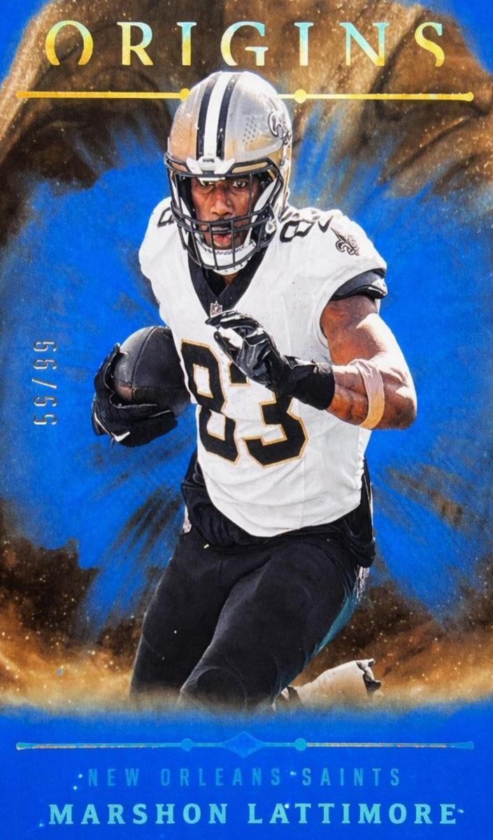 2024 Panini Origins Football Blue Marshon Lattimore #91