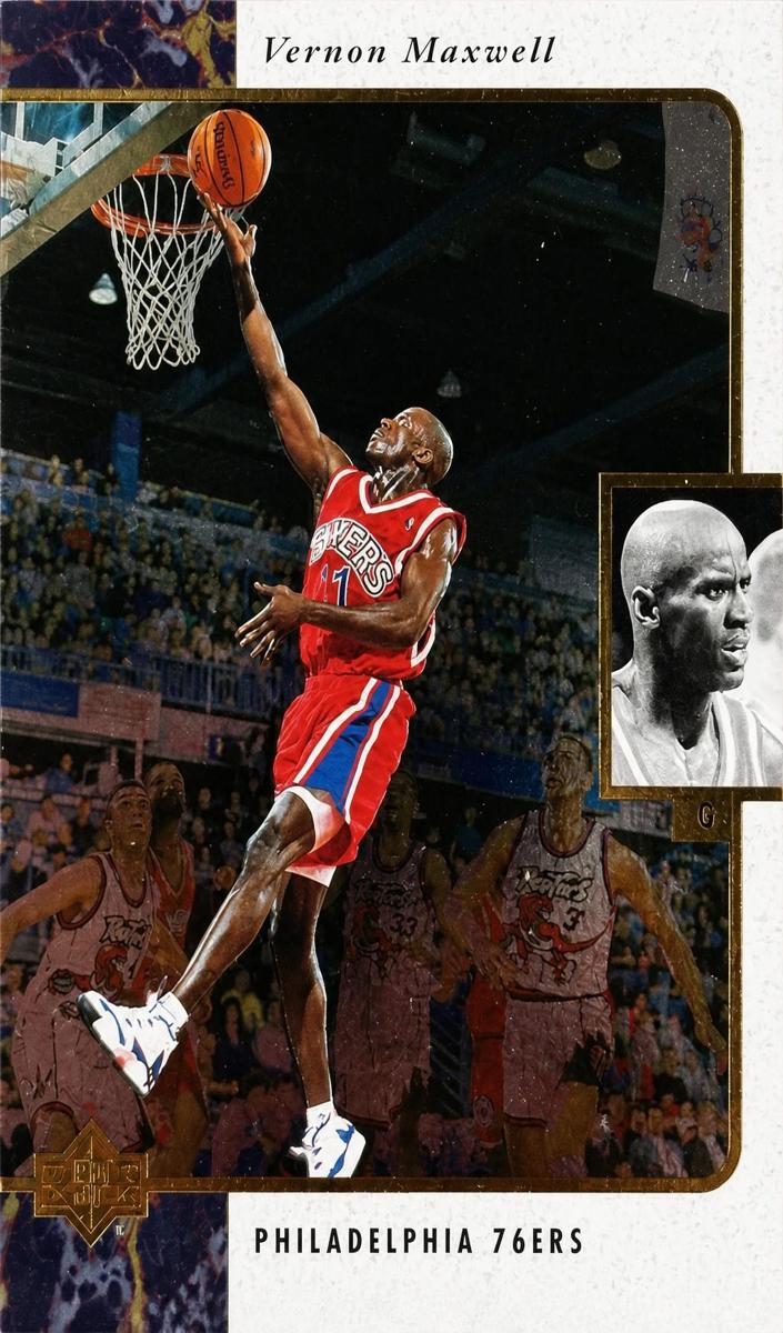 1995 SP Basketball Vernon Maxwell #99