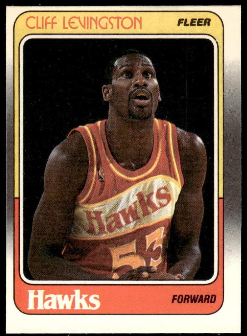 1988 Fleer Basketball Cliff Levingston #2