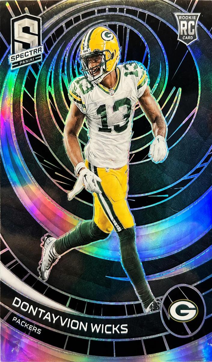 2023 Panini Spectra Football Hyper Dontayvion Wicks #181