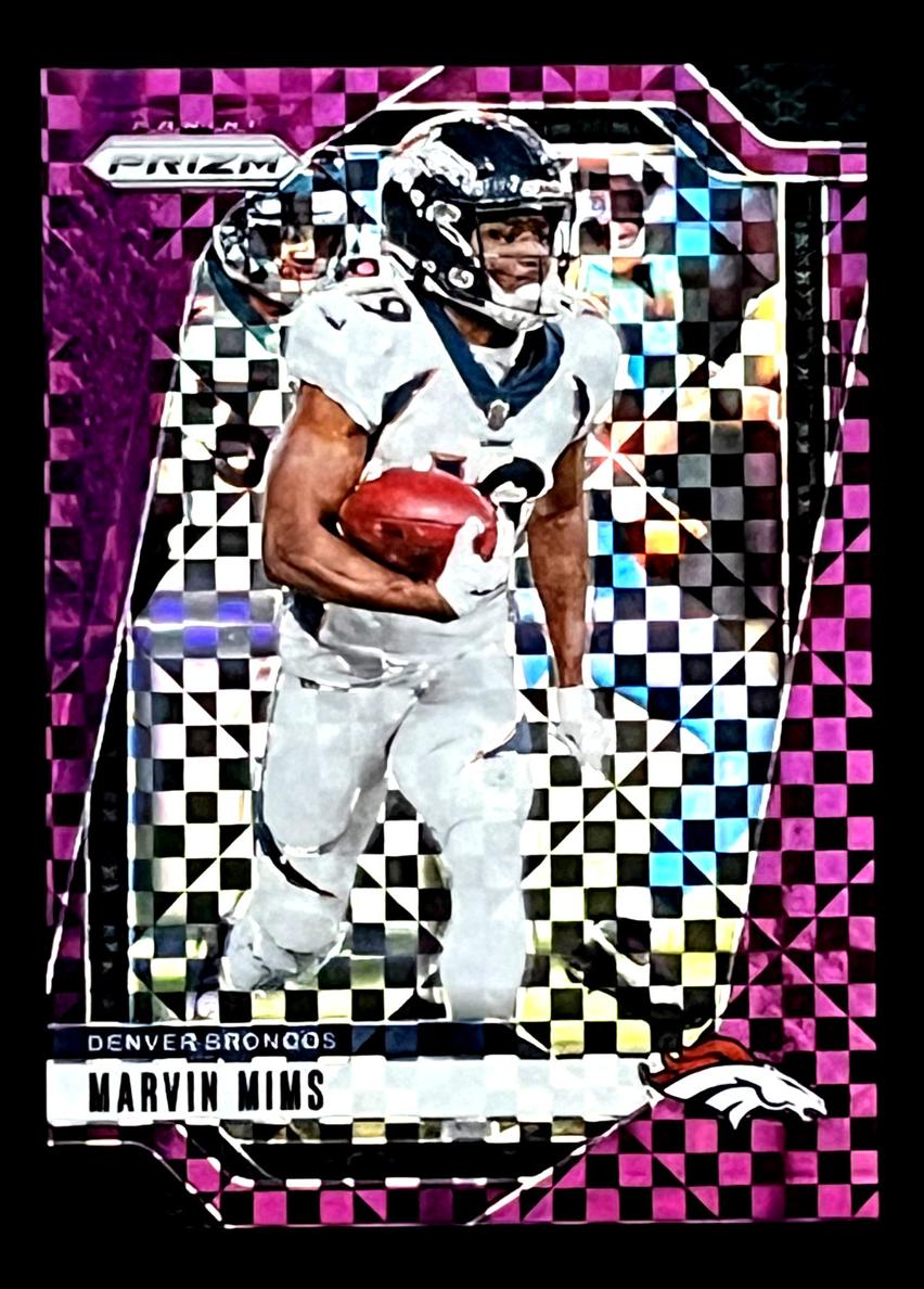 2024 Panini Prizm Football Purple Power Marvin Mims #88