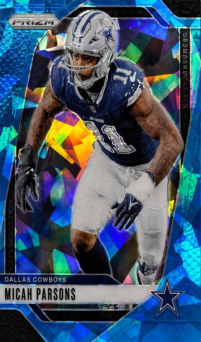 2024 Panini Prizm Football Blue Ice Micah Parsons #77