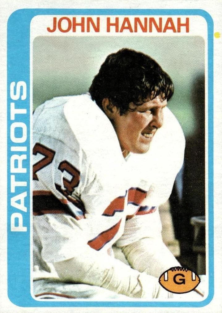 1978 Topps Football John Hannah #35