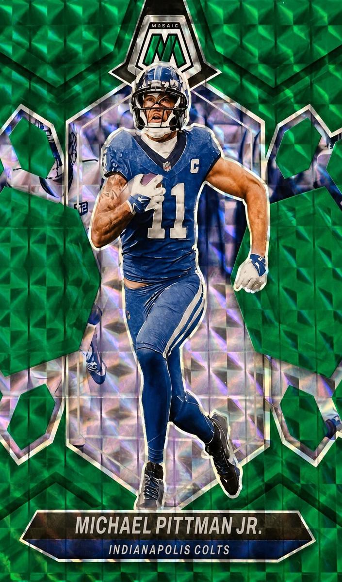 2024 Panini Mosaic Football Green Michael Pittman Jr. #94