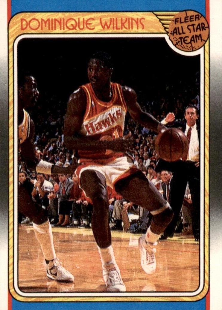 1988 Fleer Basketball Dominique Wilkins #125 PSA 9
